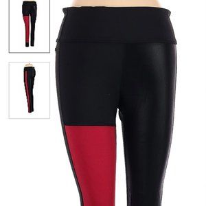 NWT ALALA Patchwork Tight - S - Black/Crimson.